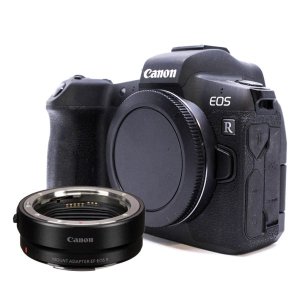 Canon EOS R with Adaptor